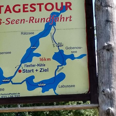 Zwei Seen Ferienhaus Canow Kültér fotó